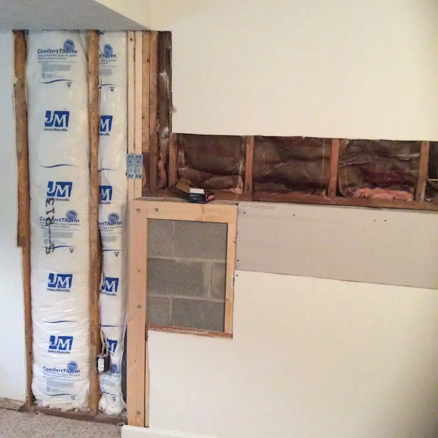 Wall insulation replacement during Structural Drying in Mount Prospect